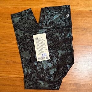 Lululemon Wunder Train HR 25” Floral Leggings